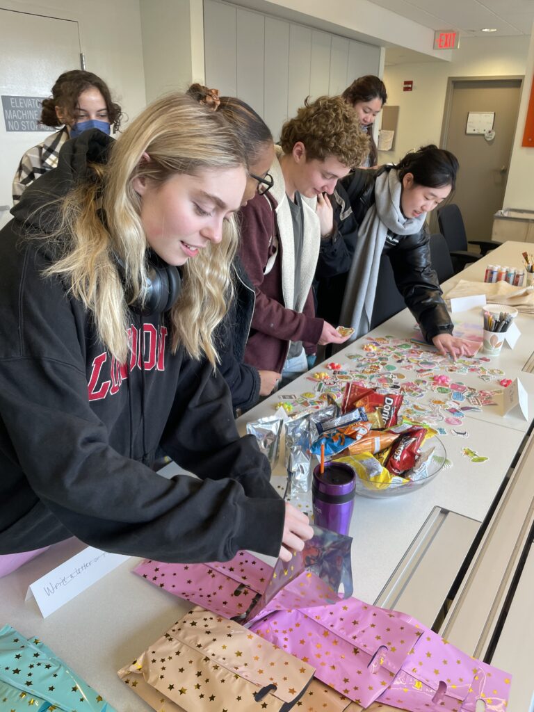 Alan Geiss Goody Bags Students